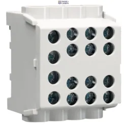 Hager KH35L8 — Main-line branch terminal , inal 1P 2x35 mm²–6x25 mm², IP20 Grey