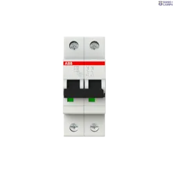 ABB 2CDS252001R0204 — S202-C20 Miniature Circuit Breaker - 2P - C - 20 A