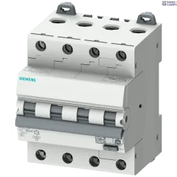 Siemens 5SU1346-7FP32 — RCBO, 6 kA, 4-pole type A, 30 mA, C char, In: 32 A Un: 400 V Siemens 5SU1346-7FP32 — RCBO, 6 kA, 4-pole type A, 30 mA, C char, In: 32 A Un: 400 V