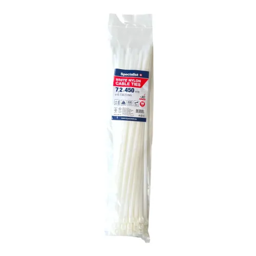 Specialist+ SPECIALIST+ neilona siksna, balta, 7.6 x 450 mm, 50 gab. 81-3-8450B