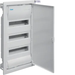 Hager VU36NC — Small Distributor Volta Flush-mounted 3x12 PLE, IP30, protection class II, sheet steel door