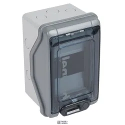 Legrand 601954 — Cabinet Plexo3 IP65, 4 Modules, 78 mm, 200 mm, 115.6 mm, With Terminal Blocks Legrand 601954 — Cabinet Plexo3 IP65, 4 Modules, 78 mm, 200 mm, 115.6 mm, With Terminal Blocks