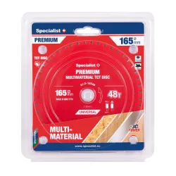 Griešanas disks 165x48Tx20mm, Multimaterial PREMIUM, SPECIALIST+
