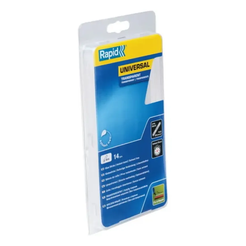 Rapid Glue sticks 12x190mm, multi purpose, transparent, 250g 40107362