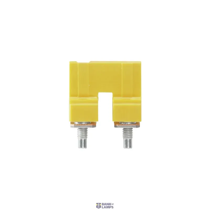 Weidmüller Terminal Block Cross-Connector when screwed in, yellow, 76 1636560000