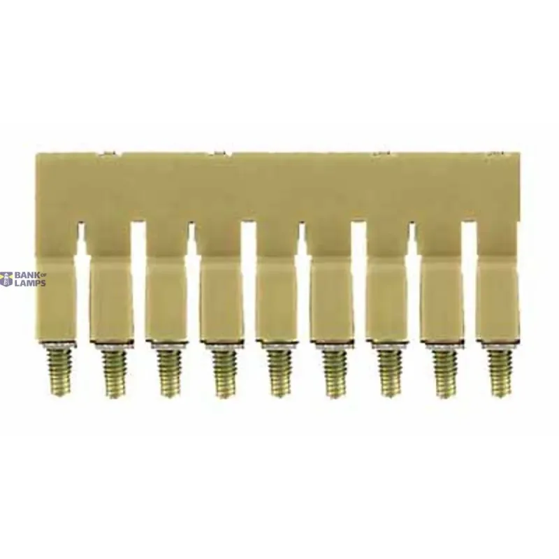 Weidmüller Terminal Block Cross-Connector when screwed in, yellow, 32 1054360000