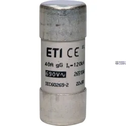 ETI 002651046 — Fuse link, CH22x58 gG 40A/690V