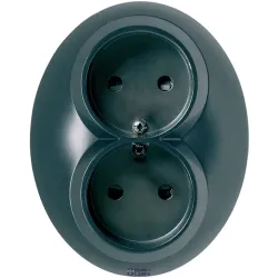 Schneider Electric WDE007084 — rozete Outlet Renova, 2P, 16A, 250V AC, Black