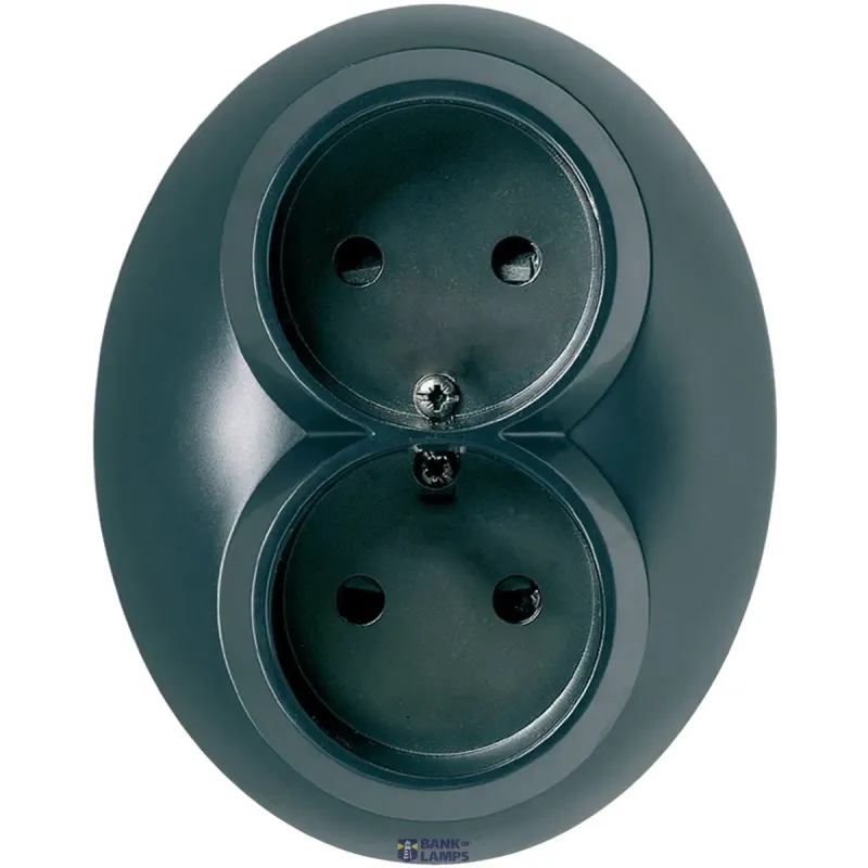 Schneider Electric Socket Outlet Renova, 2P, 16A, 250V AC, Black WDE007084