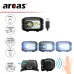 ARCAS Galvas kabatas lukturītis, 9W, uzlādējams USB-C, ARCAS 44-4-5818