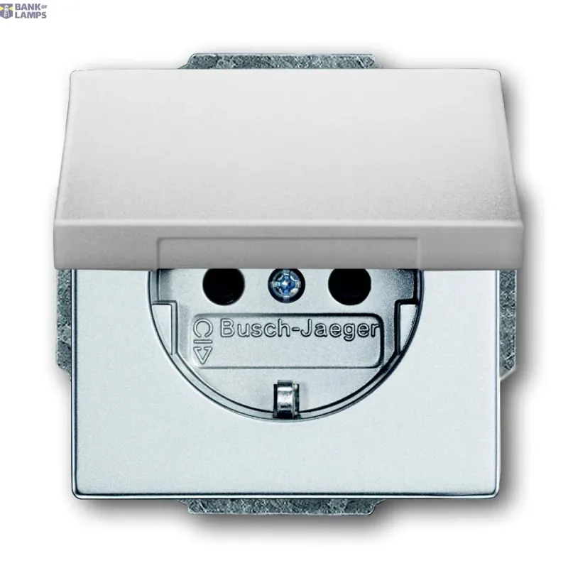 Busch-Jaeger Socket outlet Future 20EUK-83 with cover 2CKA002018A1487