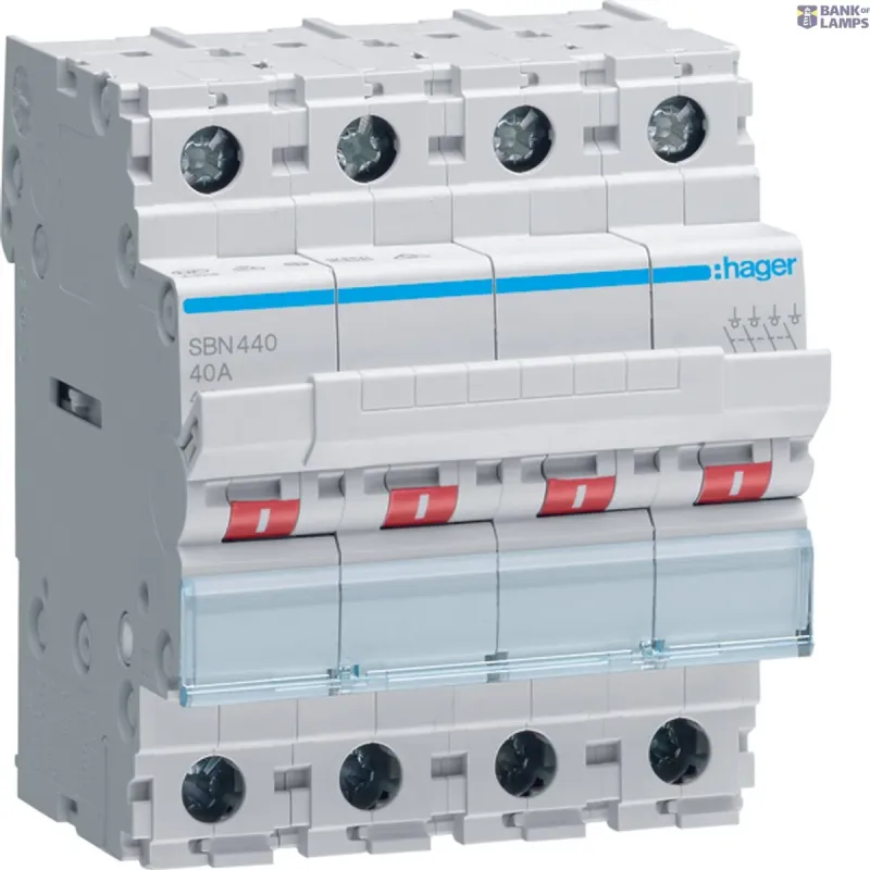 Hager Switch 40 A Switch SBN440