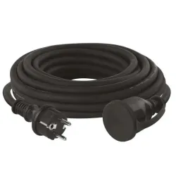 Strāvas pagarinātājs (gumijas) 10m, 3x2,5mm2, SCHUKO
