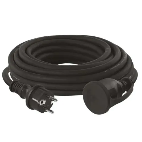 EMOS Strāvas pagarinātājs (gumijas) 10m, 3x2,5mm2, SCHUKO P01810R