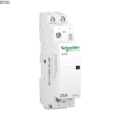Schneider Electric A9C40225 — kontaktors Acti9 iCT, 25A, 250V, 2NO, K, 2 NO, Coil 230...240V