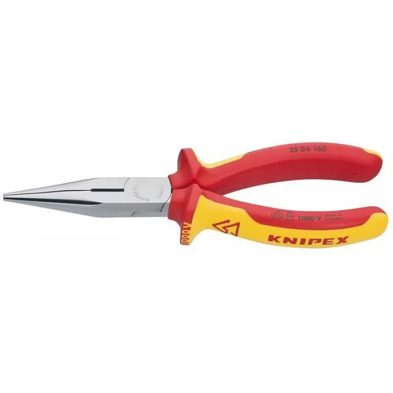Knipex Plakanknaibles ar smailiem galiem VDE 160mm, Knipex 2506160