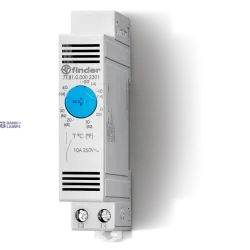 FINDER 7T8100002303 — Thermostat 17.5 mm.ventilation control 1NO/0 ...+60Â°C (7T.81.0.000.2303)