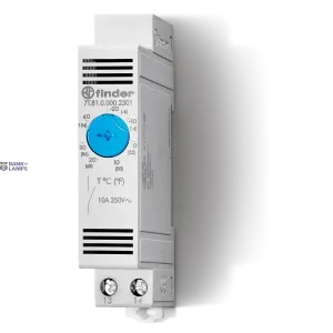 FINDER 7T8100002303 — Thermostat 17.5 mm.ventilation control 1NO/0 ...+60Â°C (7T.81.0.000.2303)