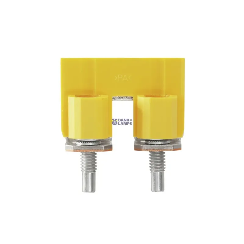 Weidmüller Terminal Block Cross-Connector when screwed in, yellow, 125 1079200000