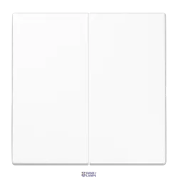 Jung LS995WW — Rocker LS, 2-Gang, White, 70 mm x 70 mm, Duroplastic Jung LS995WW — Rocker LS, 2-Gang, White, 70 mm x 70 mm, Duroplastic