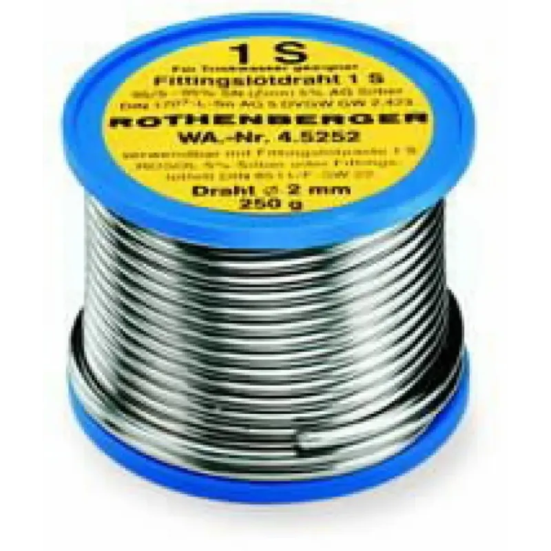 Rothenberger Lodalvas stieple Sn97Ag3, 2 mm, 250 g, Rothenberger 45252