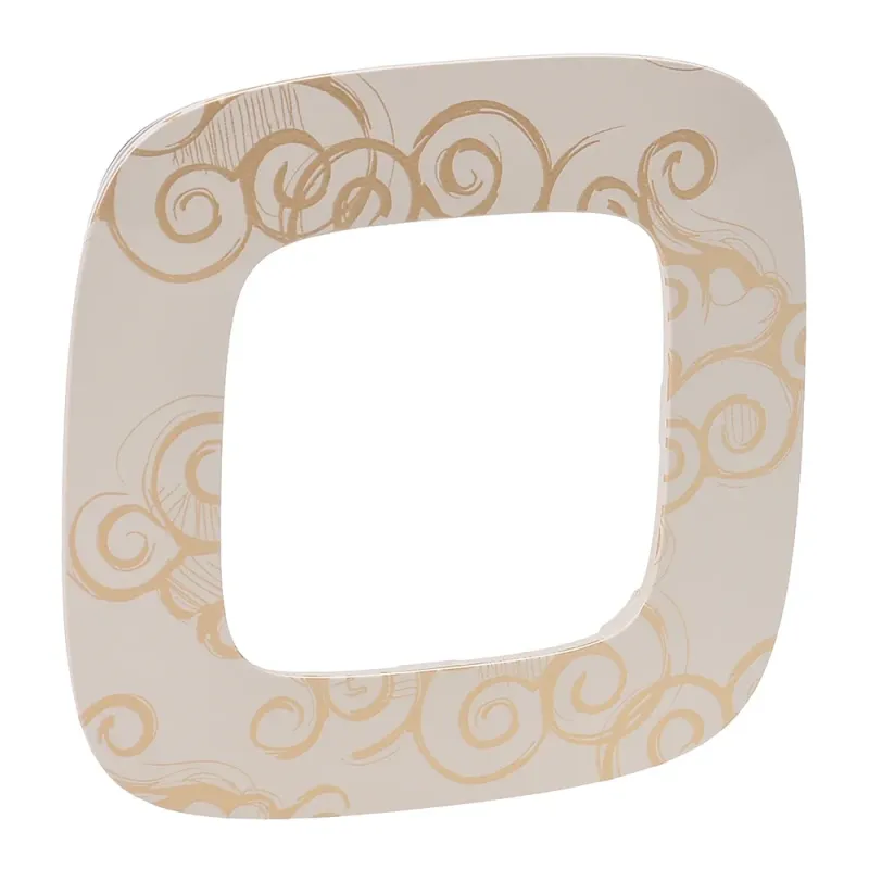 Legrand Plate Valena Allure Gold, IP20, IK04, 90 mm, 10 mm, 1-Gang 754351