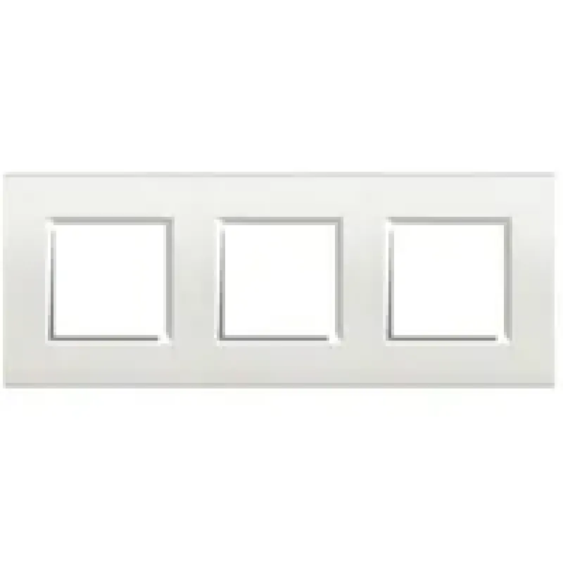 BTicino Cover Plate LivingLight 2×3 Modules Layout, White LNA4802M3BI