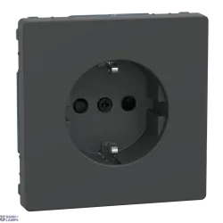 Schneider Electric MTN2300-6034 — Socket Outlet Merten System D SCHUKO, Screwless Terminals, Anthracite, SCHUKO -Outlet, Shutter, System Design Schneider Electric MTN2300-6034 — Socket Outlet Merten System D SCHUKO, Screwless Terminals, Anthracite, SCHUKO -Outlet, Shutter, System Design