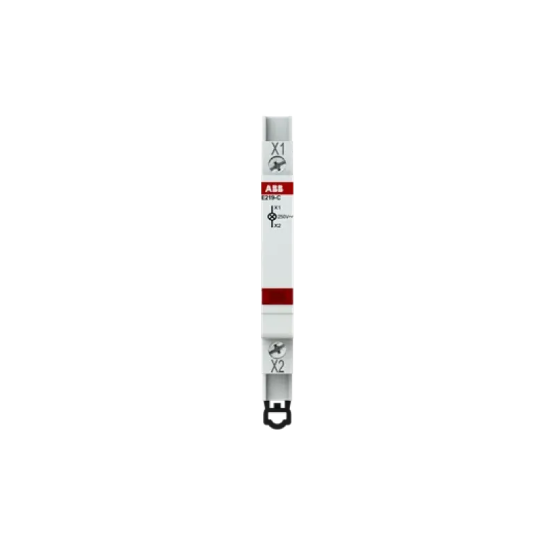 ABB E219-CIndicator Light,16 A,115 ... 230 V,2LED,Red, MW:0.5 2CCA703401R0001