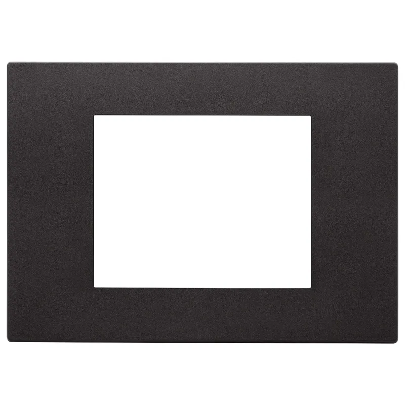 Vimar Plate 3M techno black 30653-02