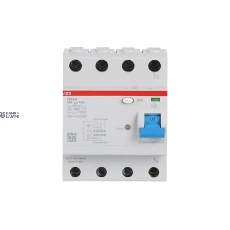 ABB F204 B-63/0.3 Residual Current Circuit Breaker 4P B type 2CSF204568R3630