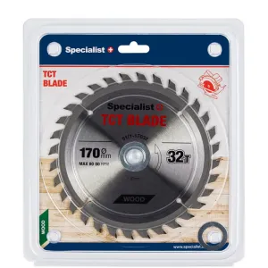SPECIALIST+ griešana disks, 170 x 32T x 30/20/16 mm SPECIALIST+ griešana disks, 170 x 32T x 30/20/16 mm