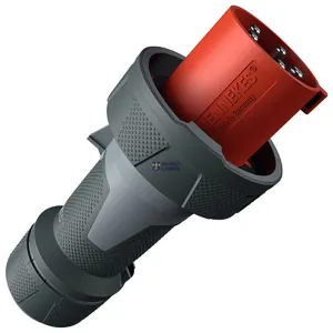 Mennekes 13212 — CEE Plug PowerTOP Xtra, 63A, 5P, 6h, 400V, IP67 Mennekes 13212 — CEE Plug PowerTOP Xtra, 63A, 5P, 6h, 400V, IP67