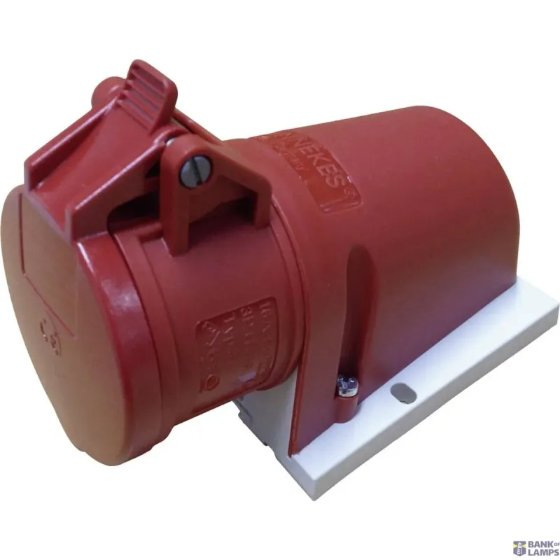 Mennekes Wall-Mounted CEE Socket Outlet 16A, 5P, 6h, 400V, IP44 31