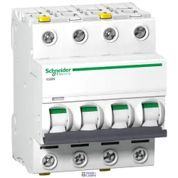 Schneider Electric A9F04410 — automātslēdzis Acti9 IC60N, 4P, 10A