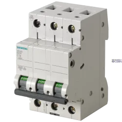 Siemens 5SL6306-6 — Miniature circuit breaker 400 V 6kA, 3-pole, B, 6A Siemens 5SL6306-6 — Miniature circuit breaker 400 V 6kA, 3-pole, B, 6A