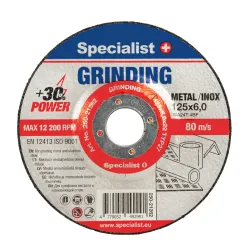 SPECIALIST+ grinding disks GRINDING, 125x6x22 mm