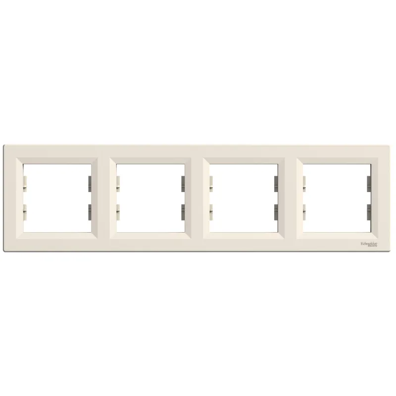 Schneider Electric Frame Asfora, 4-Gang EPH5800423
