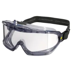 Clear polycarbonate safety goggles, Delta Plus
