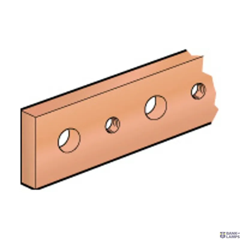 Legrand Copper Busbar 270A, 330A, 5mm, 1750mm, W 5mm 037418
