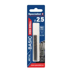 SPECIALIST+ Metal drill bit BASIC, 2.5 mm, 3 pcs