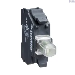 Schneider Electric ZBVBG1 — Light Block Harmony XB4, 24...120V AC, Screw Terminals, IP20, White