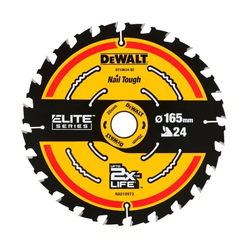 DeWalt Ripzāģis kokam DeWalt ELITE CSB 165x20mm 24T 11-DT10624
