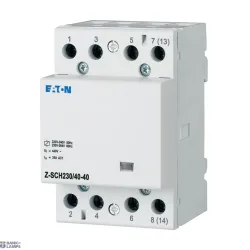 EATON 248852 — Z-SCH230/40-40 Installation contactor, 230VAC/50Hz, 4N/O, 40A, 3HP