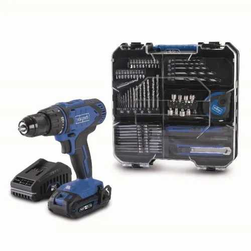 Scheppach Akumulatora urbjmašīna C-DTB74/1-X, with 74 accessories 5909315900