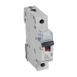 Legrand 403436 — автоматический выключатель TX3 25 A, 400 V, 1P, 230 V, 60 Hz, Width 1