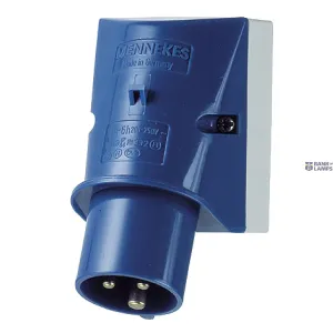 Mennekes 344 — CEE розетка Outlet 32A, 3P, 230V, 6h, IP44