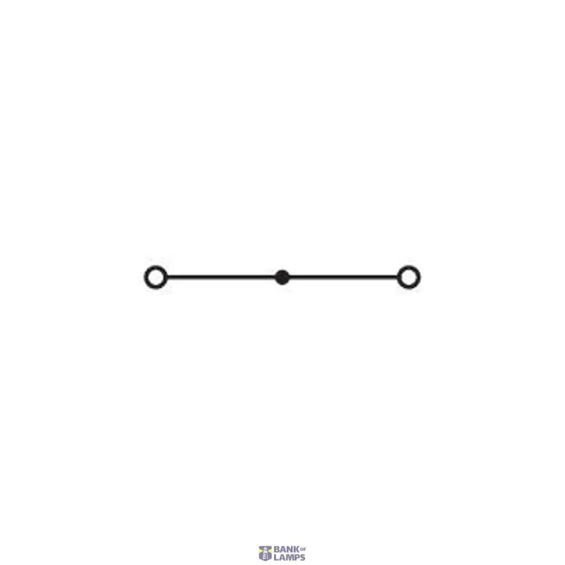 WAGO Through Terminal Block 2-Conductor, 10 mm², Cage Clamp® 784-601