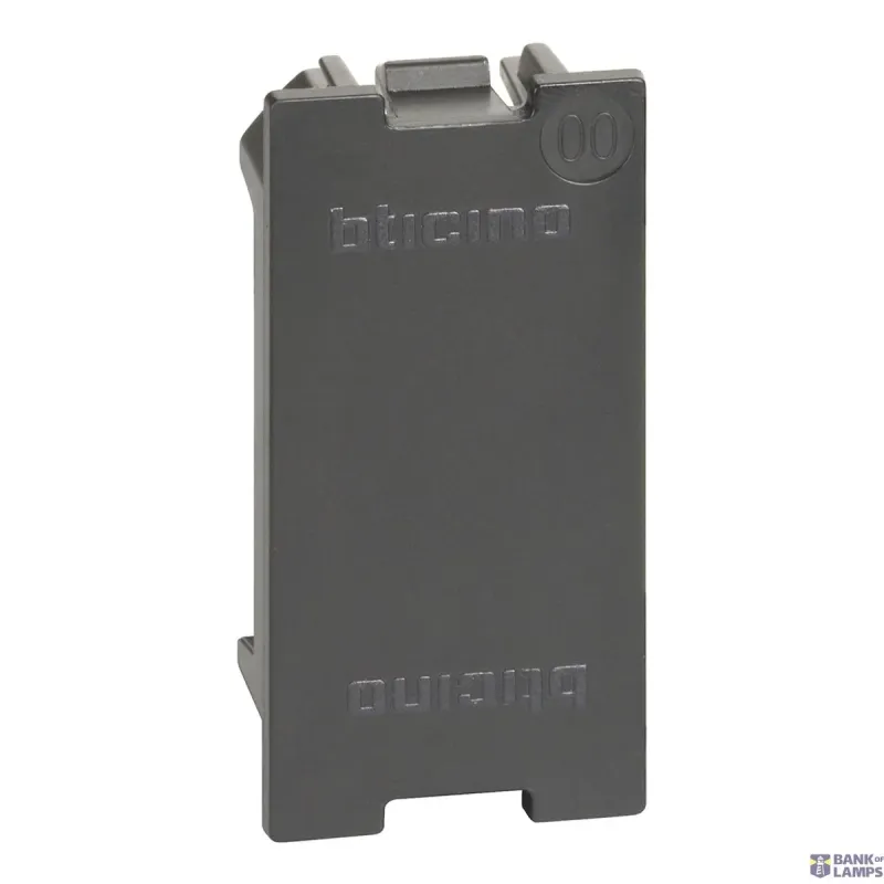 BTicino Blank Cover Plate Living Now IP20, 1 Module, Flush-Mounted K4950