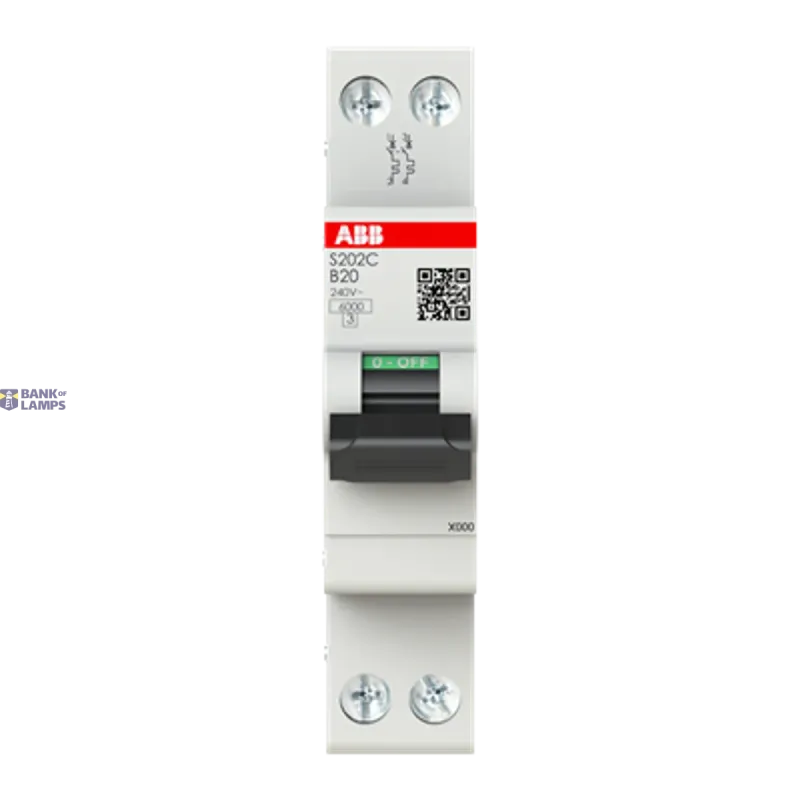 ABB Miniature Circuit Breaker - S200C Enhancement - 2P - 20 A 2CSS252420R0205